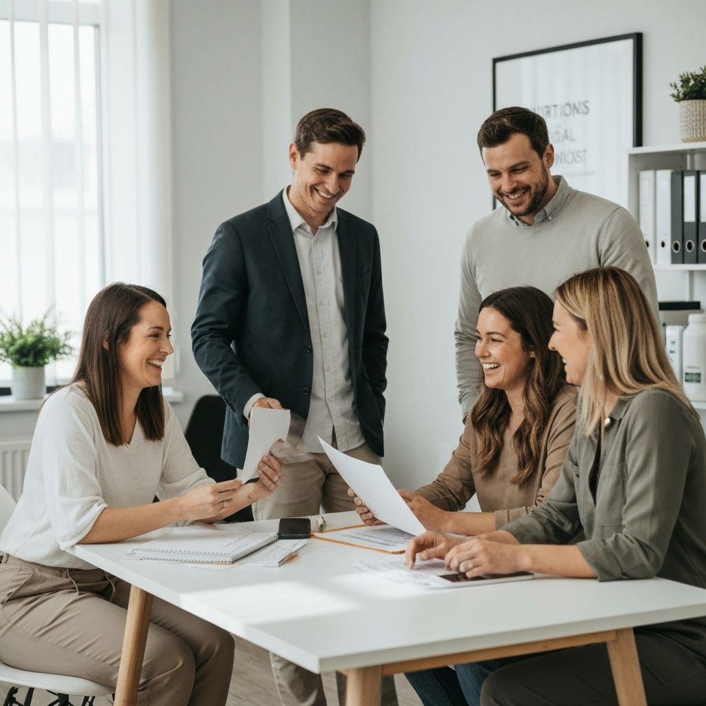 Tim nutricionista stručnjaka, prijateljski i pristupačan, u modernom okruženju